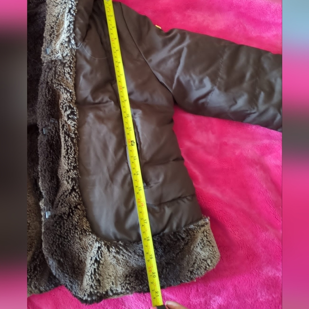 Vtg 90s Baby Phat Womens Reversible Baby Doll Cropped Hooded Puffer Jacket Y2K S - Picture 10 of 10
